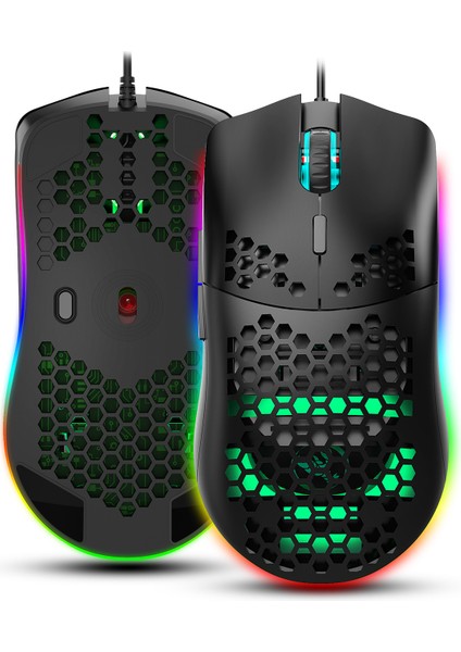 J900 Kablolu 6400 Dpı Rgb Oyuncu Mouse modelleri
