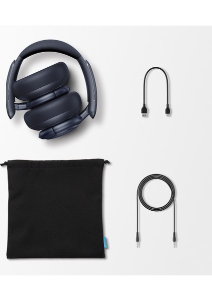 Soundcore Life Q30 Bluetooth Kablosuz Kulaklık - Hibrit Aktif Gürültü Önleyici ANC - Midnight Blue - A3028 (Anker Türkiye Garantili)