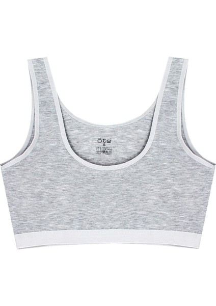 Kadın Sütyen Pedli Kalın Askılı Büstiyer (%96 Pamuk - %4 Elastan) fiyatları