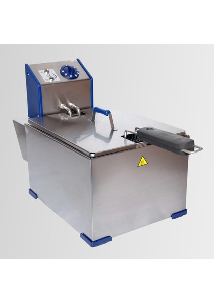Elektrikli 2500 Watt 5 Litre 1/2' Tek Gastronom Küvetli Fritöz fiyatları