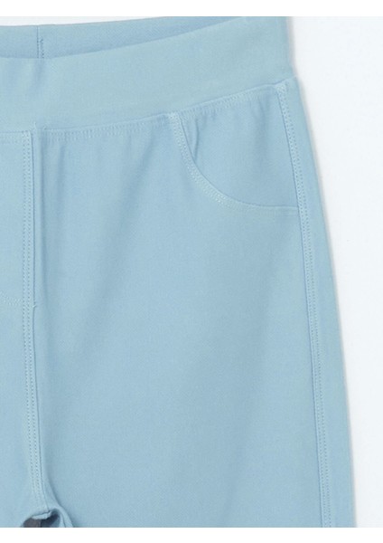 Lcw Kids Mavi Beli Lastikli Ispanyol Paça Kız Çocuk Tayt fiyatları