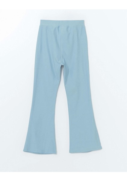 Lcw Kids Mavi Beli Lastikli Ispanyol Paça Kız Çocuk Tayt modelleri