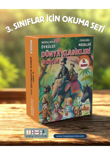MASAL YAYINCILIK 3.SINIF DÜNYA KLASİKLERİ ÖYKÜ DİZİSİ fiyatları
