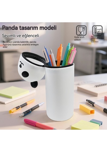 Karikatür Silikon Kalem Çantası Dikey Kırtasiye Kutusu (Yurt Dışından) modelleri