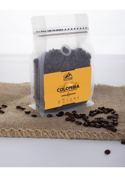 %100 Arabica Kolombiya Supremo Espresso|Single Origin Filtre Kahve|Orta Kavrum|250g indirimleri