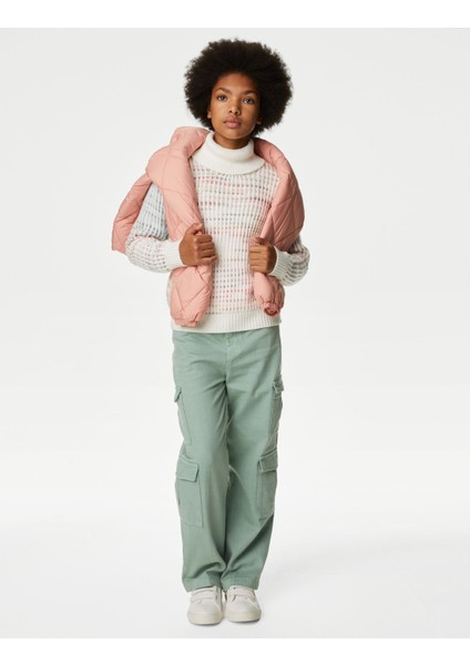 Straight Denim Kargo Jean (6-16 Yaş)