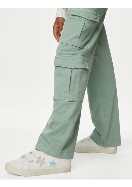 Straight Denim Kargo Jean (6-16 Yaş) fiyatları