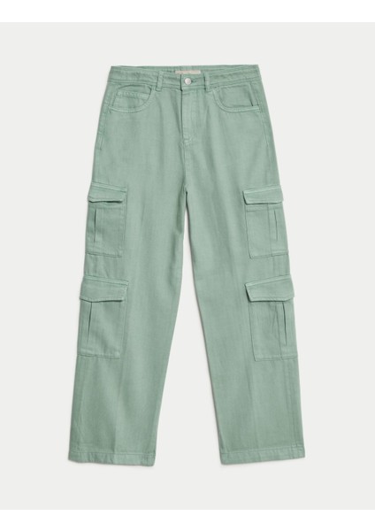 Straight Denim Kargo Jean (6-16 Yaş) indirimleri