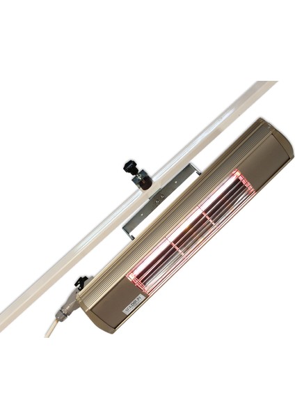 Aqua 2000 Watt GSU20 Şemsiye Tip Kumandasız Suya Dayanıklı Elektrikli İnfrared Isıtıcı-Bej