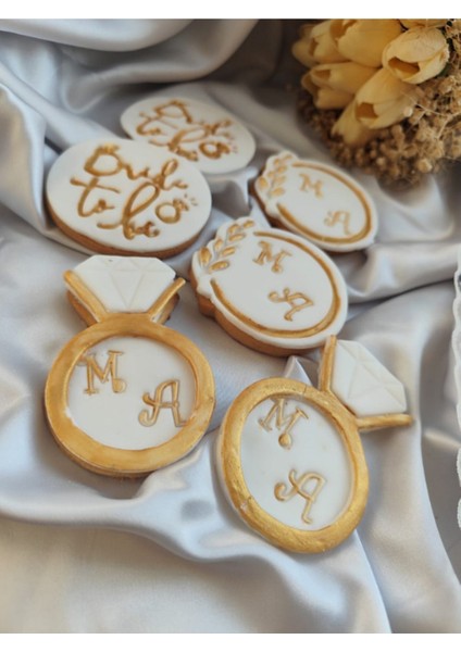 Bride To Be – Nişan & Kına Özel Tasarım Kurabiye Seti - 20 Adet fiyatları