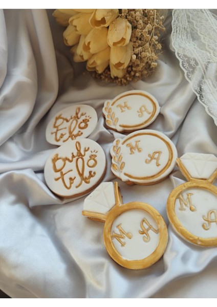 Bride To Be – Nişan & Kına Özel Tasarım Kurabiye Seti - 20 Adet fırsatları