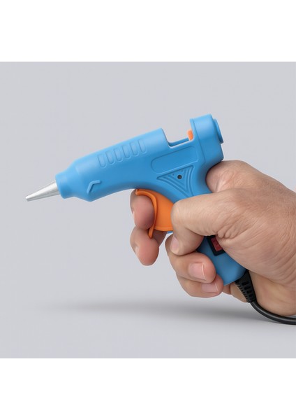 7.5 mm 20W Sıcak Ince Mum Silikon Tabancası 190°C Hızlı Isınan Güçlü Yapıştırıcı Tabanca Ergonomik modelleri