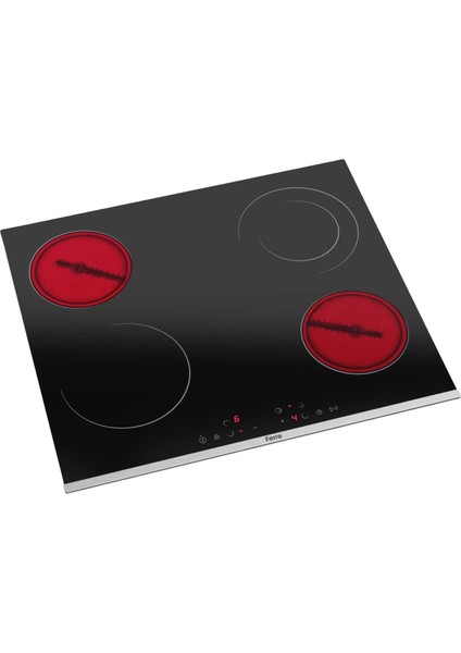 MS263 Siyah Vitroseramik Elektrikli Ocak 60 Cm, Çift Halkalı (Dual) Pişirme Gözlü fiyatları