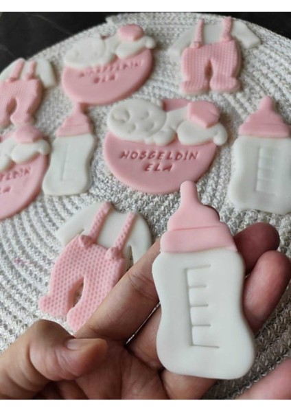 Hoşgeldin Bebek Kurabiye Seti – 20’li (Kız Bebek Temalı)