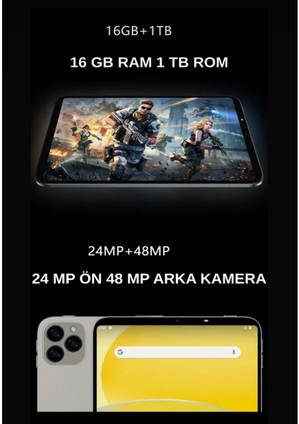 Hk Pad Pro 10 10.1" 5g Sim Kartlı 16G Ram 8000MAH Batarya Android Akıllı Tablet indirimleri