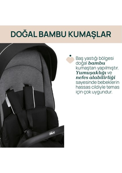 ONE4EVER Lounge Çift Yönlü Kolay Katlanabilen Travel Sistem-Seyahat Sistem Bebek Arabası Black Beauty modelleri
