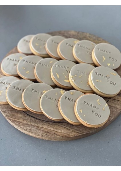 20 Adet Söz Nişan Doğum Günü Sünnet Kına Hediyelik Kurabiye