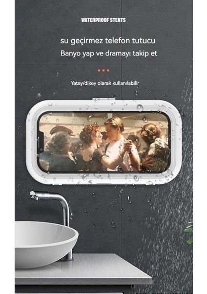 Banyo Su Geçirmez ve Buğu Önleyici Dönebilen Cep Telefonu Tutucusu (Yurt Dışından) fırsatları