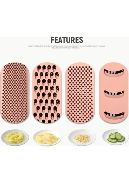 4 Taraf Sarımsak Soyucu Patates Sebze Dilimleme Bıçağı Zencefil Kavun Çok Fonksiyonlu Salatalık Dilimleme Paslanmaz Çelik Soyucu Kutusu | Giderler (Gümüş) - (Yurt Dışından) fırsatları