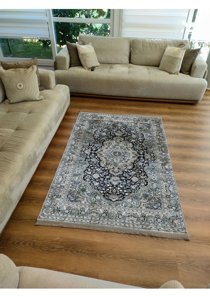 Mars 2050 Haki Tonlarında Etnik Eskitme Pamuk Dokuma Taban Halı indirimleri