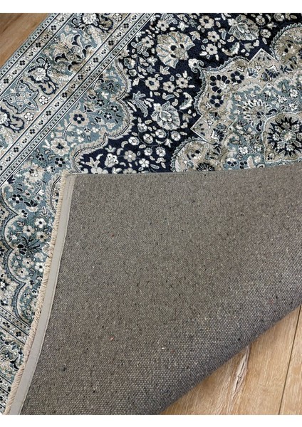 Mars 2050 Haki Tonlarında Etnik Eskitme Pamuk Dokuma Taban Halı