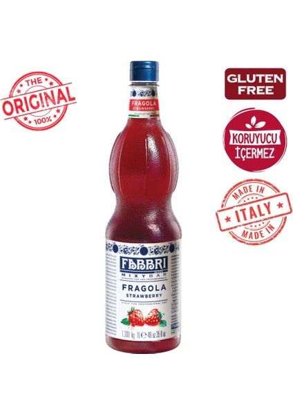 Mixybar Kokteyl Şurubu Çilek Aromalı 1,3 kg Çilek Aromalı 1,3 kg