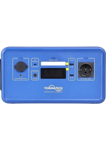 500W Taşınabilir Güç Kaynağı Power Station R Serisi