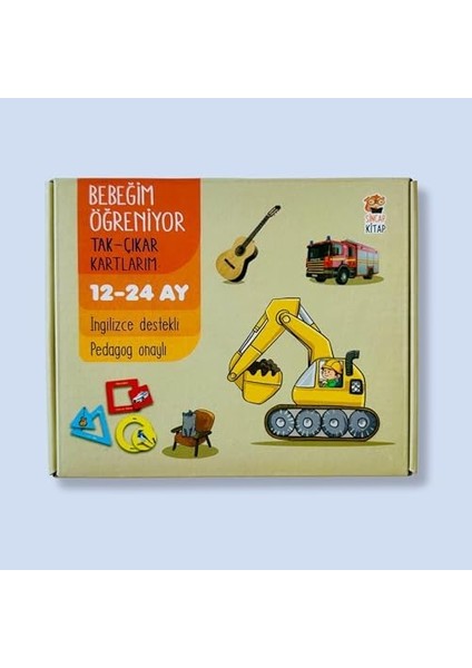 Öğreniyor Tak-Çıkar Kartlarım 12-24 Ay