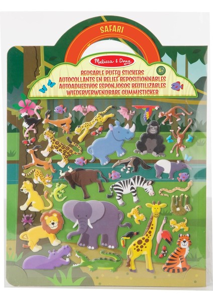 & Doug 19106 Kalın Gummistickern Safarispielzeug