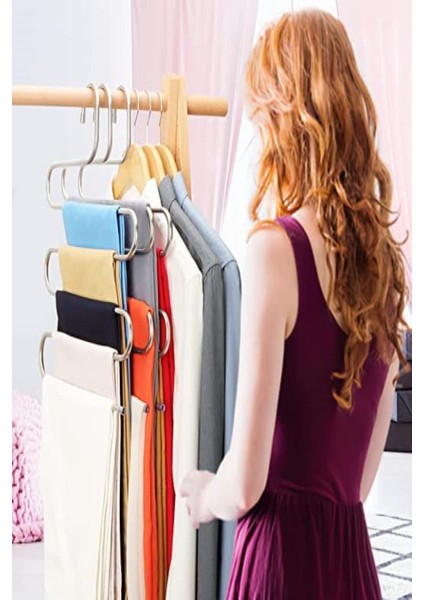 Snake Dolap Içi 5 Kat Katlı Pantolon Eşarp Şal Askısı | 5 Katlı Pantolon Eşarp Askısı 5 Katlı Askı modelleri