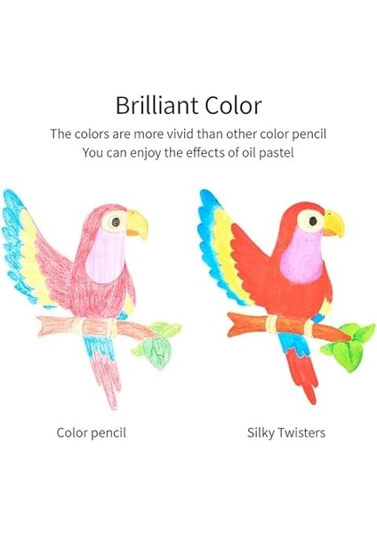 Ofıs ve Okul Amos CST12 Colorix Üçü Bir Arada Silky Twister 12'li, 12 Renk modelleri