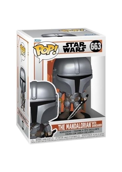 Pop : The Mandalorian With Darksaber Figür modelleri