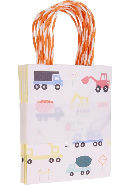 Meri - Construction Party Bag - Inşaat Parti Çantaları - 8'li