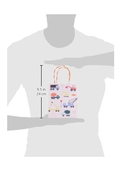 Meri - Construction Party Bag - Inşaat Parti Çantaları - 8'li modelleri