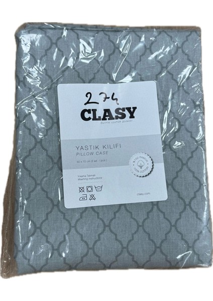 Ranforce %100 Pamuk 2 Adet Yastık Kılıfı Çizgili Desenli Yeşil fiyatları