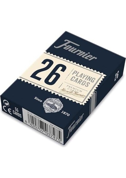 Bridge Oyun Kartları Nº 26, Standard Endeks, Kırmızı / Mavi fiyatları