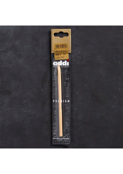 Addi Bambus 6mm 15CM Bambu Yün Tığ - 545-7
