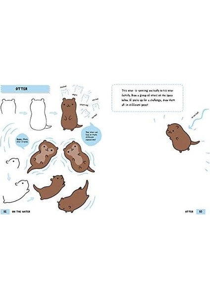 How To Draw Really Cute Animals: Draw Every Little Creature In The Cutest Style Ever! modelleri