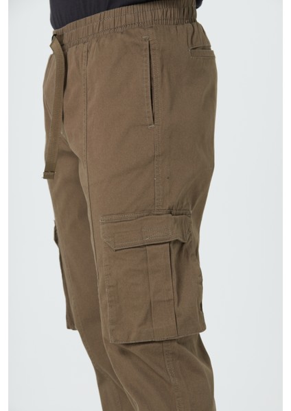 Erkek Kargo Cep Yandan Cepli Beli Lastikli Regular Fit Pantolon fırsatları