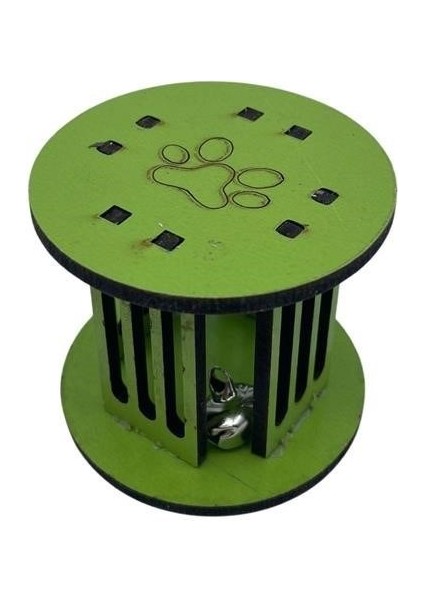 ® Mini Silindir Eğlenceli Renkli Sağlam Küçük Pati Izi Şekilli Kedi Oyuncağı modelleri