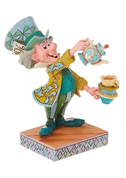 Traditions By Jim Shore Alice Harikalar Diyarında Dekoratif Figür, Çılgın Şapkacı, 12 Cm, Çok Renkli fiyatları