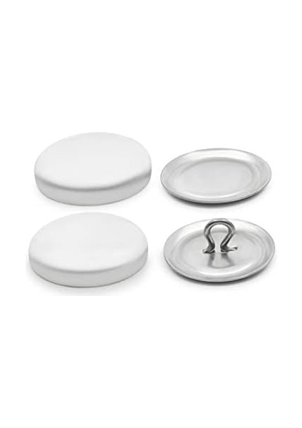 114-30 El Işi Kapak Düğmesi, Beyaz, Size 30 (3/4-Inch) modelleri