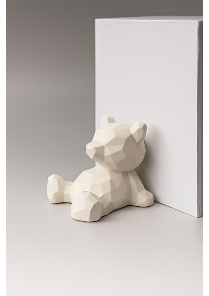 Sevimli Yaslanan Ayı Kitap Tutucu