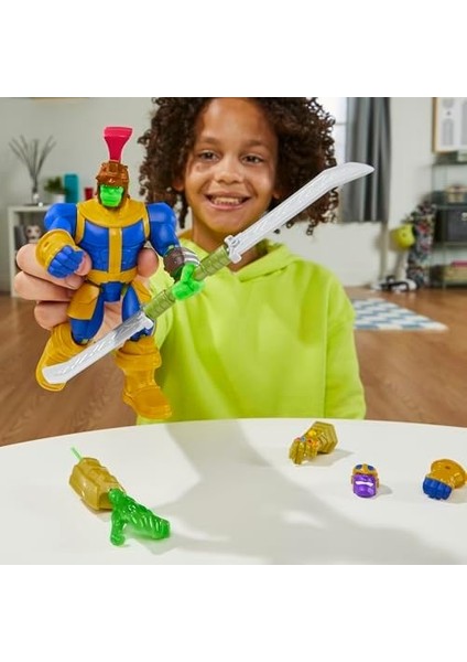 Marvel Thanos Kişiselleştirilebilir Ngers Mix And Match Deluxe Aksiyon Figürü ve Aksesuarları modelleri