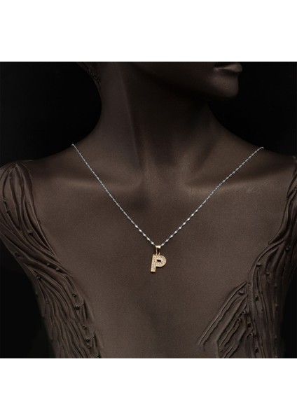 P Harfi 14 Ayar Altın Kolye Ucu fiyatları