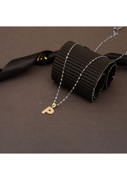 P Harfi 14 Ayar Altın Kolye Ucu fırsatları