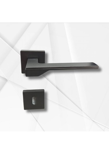 Stilo ANTRASİT Kare Rozetli Kapı Kolu Lüks Oda Kapı Kolu fiyatları