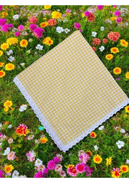 Kare Desenli Fistolu Masa Örtüsü Piknik Örtüsü Sofra Bezi fiyatları