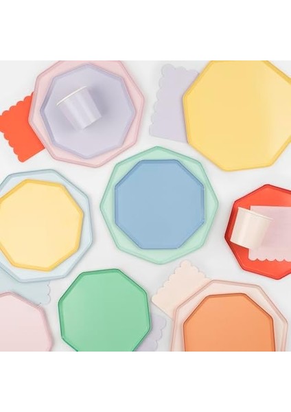 Meri - Lemon Sherbert Side Plates - Limon Sorbe Tabaklar (M) (X8) fiyatları