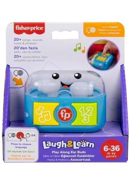Eğlen ve Öğren Eğlenceli Kulaklıklar Fisher-Price Eğlen ve Öğren Eğlenceli Kulaklıklar, Birden Fazla Dil Desteği Bulunan Müzikli, Eğitici Oyuncak HWY47 fiyatları